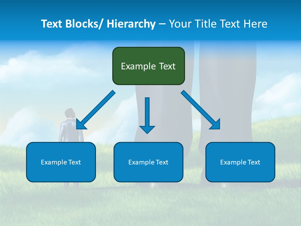 Small Outdoor Person PowerPoint Template