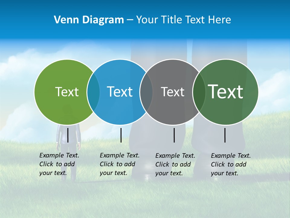Small Outdoor Person PowerPoint Template