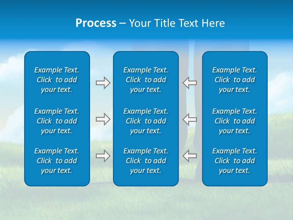 Small Outdoor Person PowerPoint Template