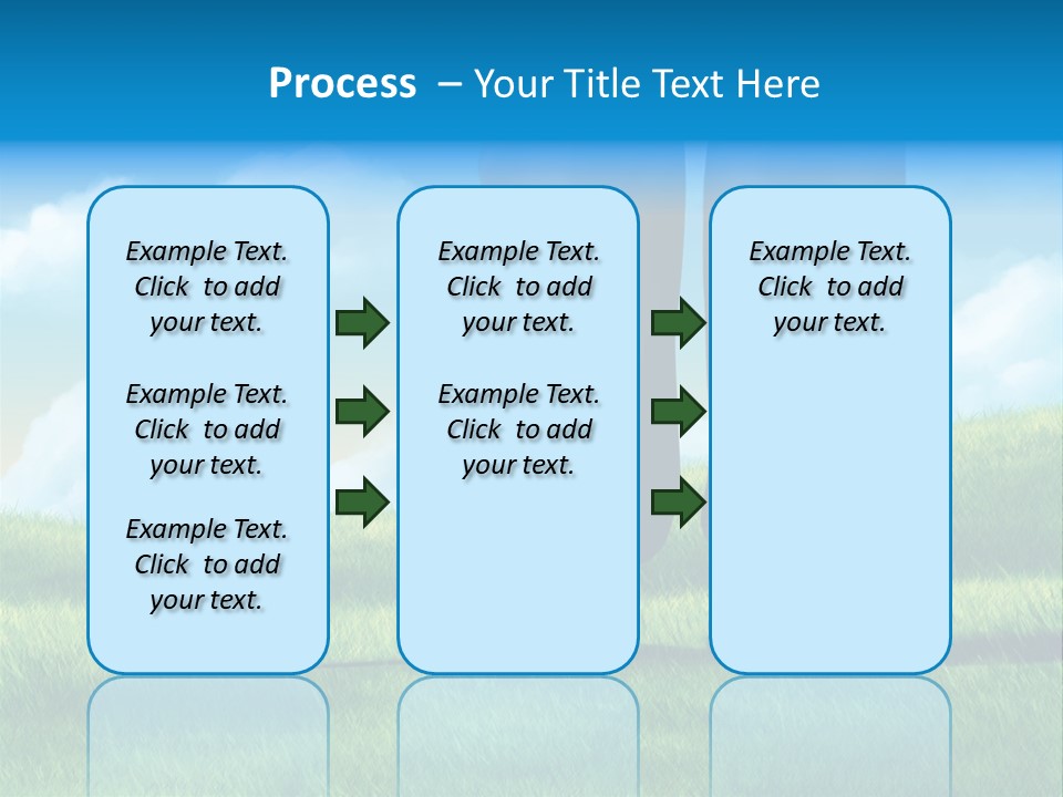 Small Outdoor Person PowerPoint Template