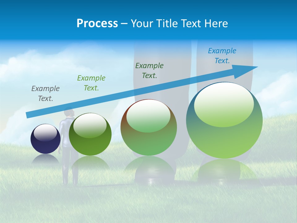 Small Outdoor Person PowerPoint Template