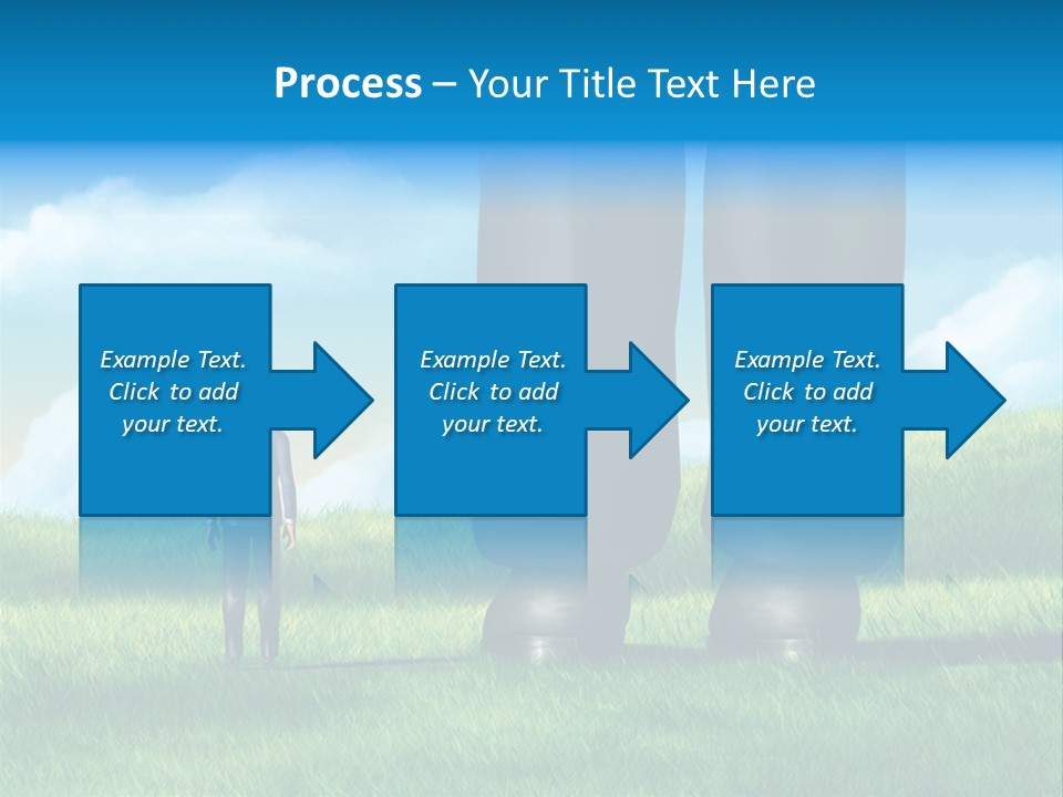 Small Outdoor Person PowerPoint Template