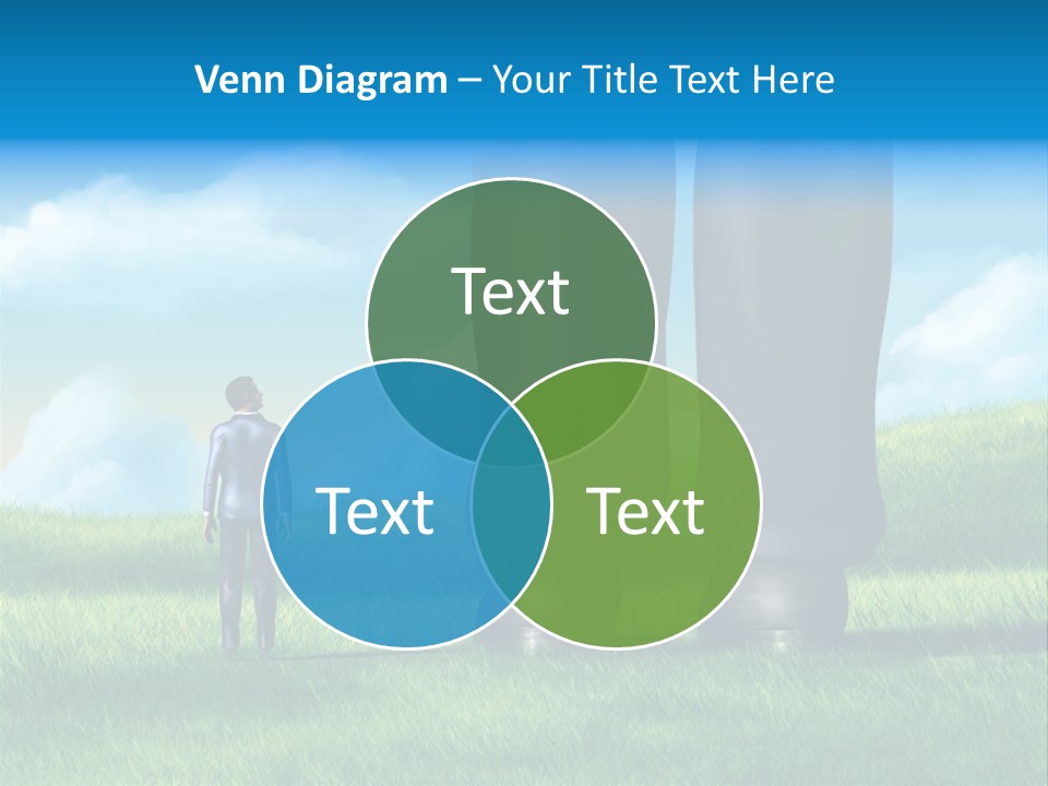 Small Outdoor Person PowerPoint Template