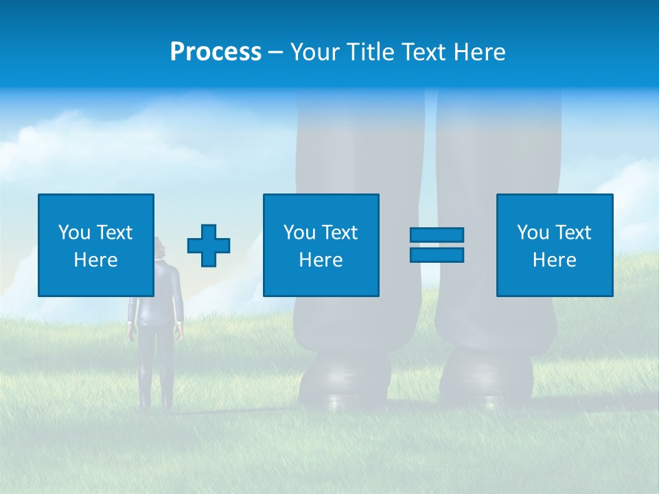 Small Outdoor Person PowerPoint Template