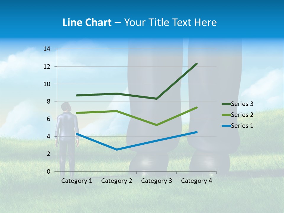 Small Outdoor Person PowerPoint Template