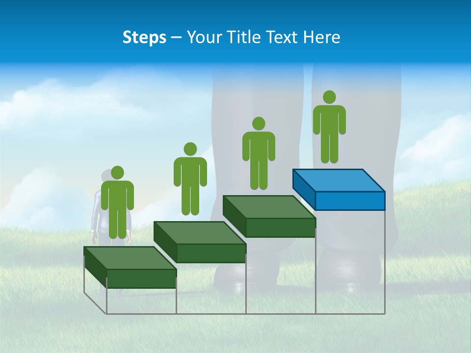 Small Outdoor Person PowerPoint Template