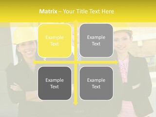 Engineering Meeting Woman PowerPoint Template