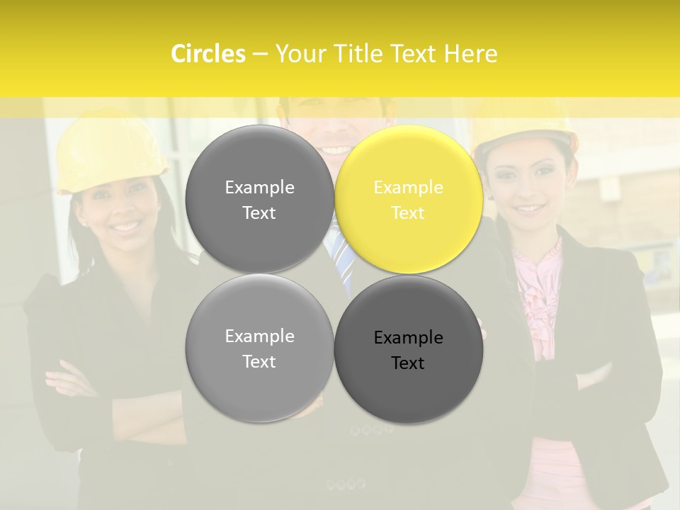 Engineering Meeting Woman PowerPoint Template