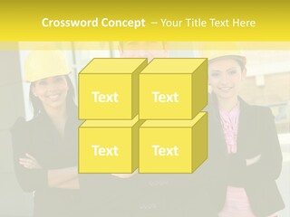 Engineering Meeting Woman PowerPoint Template