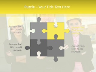 Engineering Meeting Woman PowerPoint Template