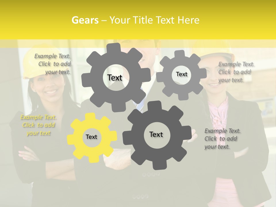 Engineering Meeting Woman PowerPoint Template