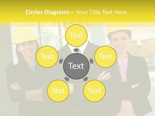 Engineering Meeting Woman PowerPoint Template