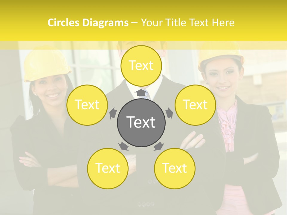 Engineering Meeting Woman PowerPoint Template