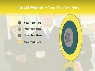 Engineering Meeting Woman PowerPoint Template