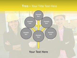 Engineering Meeting Woman PowerPoint Template