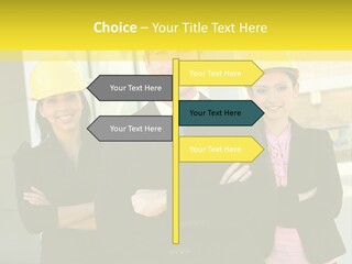Engineering Meeting Woman PowerPoint Template