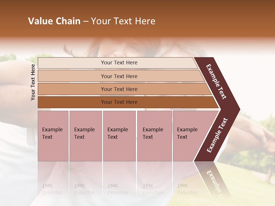 Woman Smiling Elderly PowerPoint Template