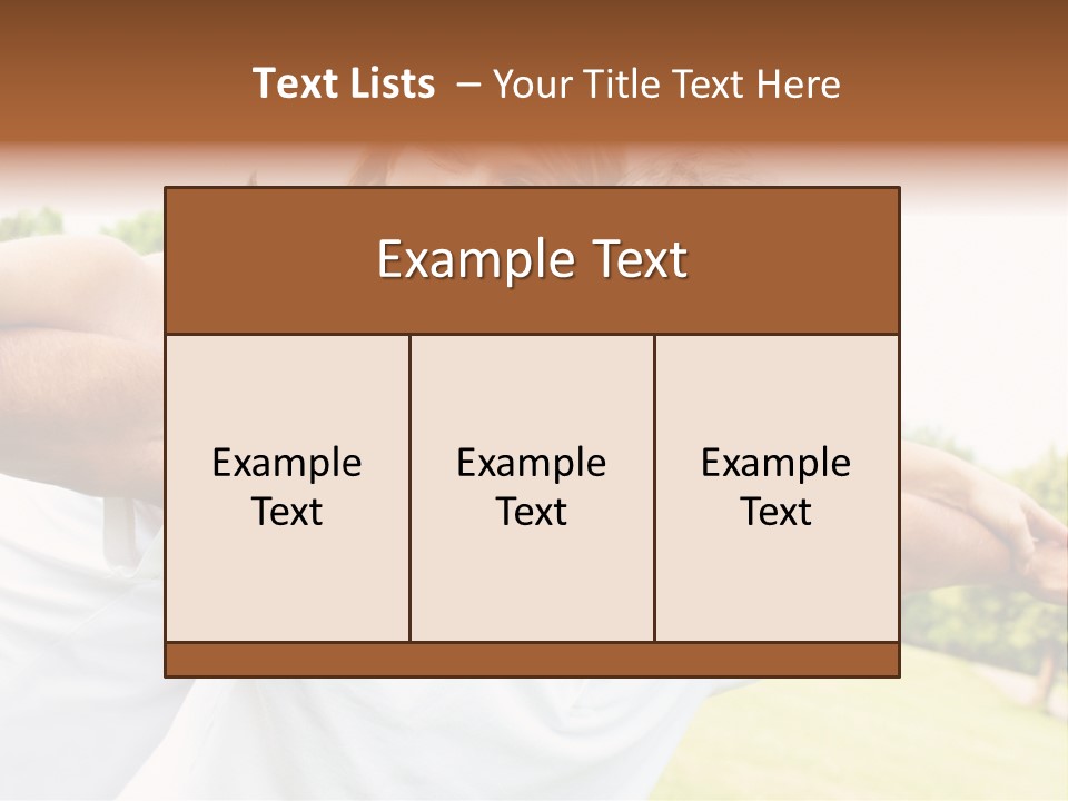 Woman Smiling Elderly PowerPoint Template