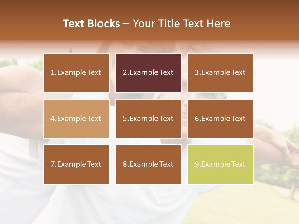 Woman Smiling Elderly PowerPoint Template