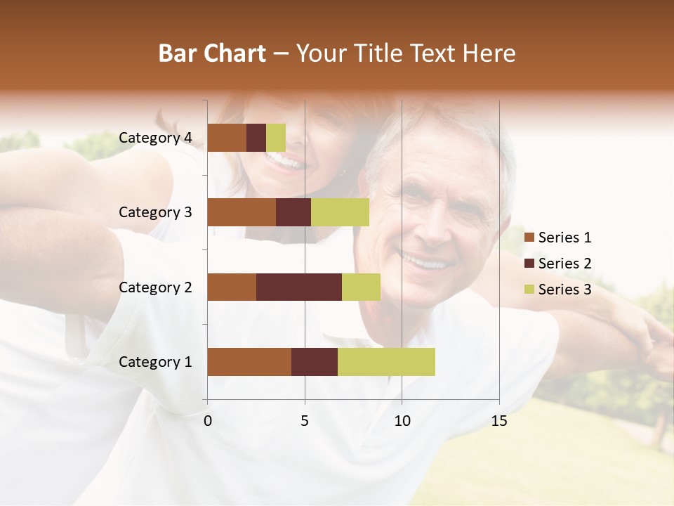 Woman Smiling Elderly PowerPoint Template