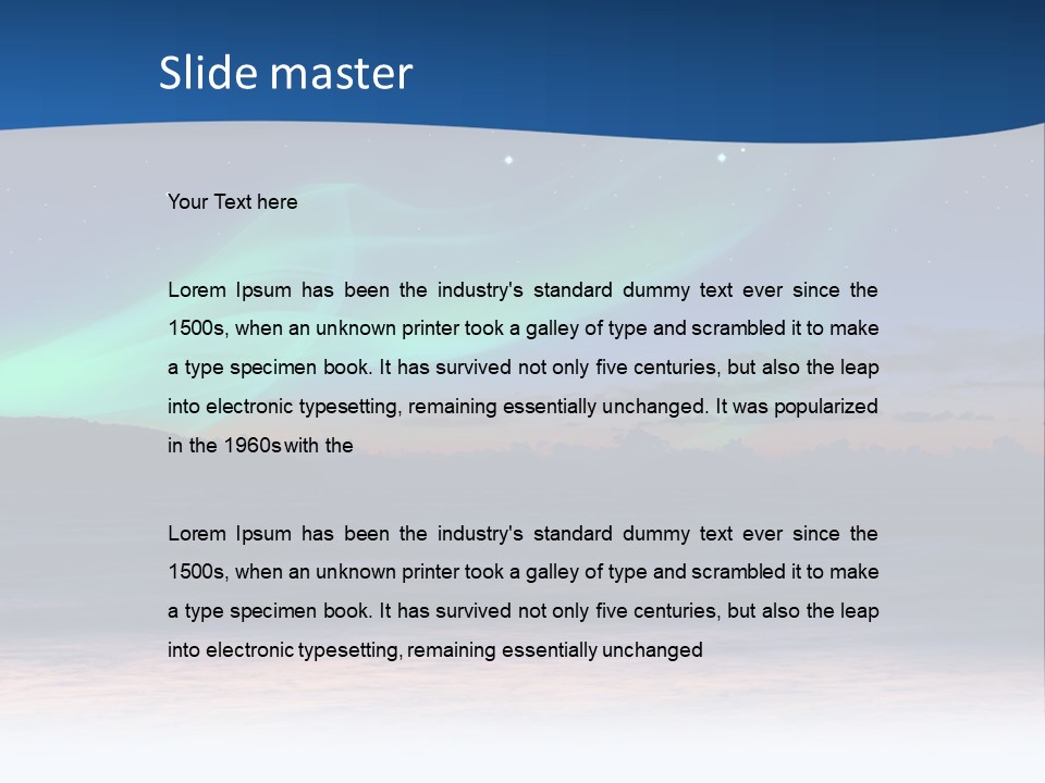 Business Work Woman PowerPoint Template