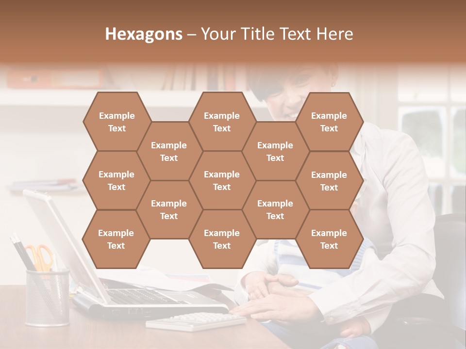 Business Work Woman PowerPoint Template