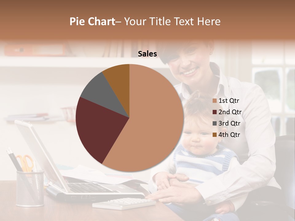 Business Work Woman PowerPoint Template