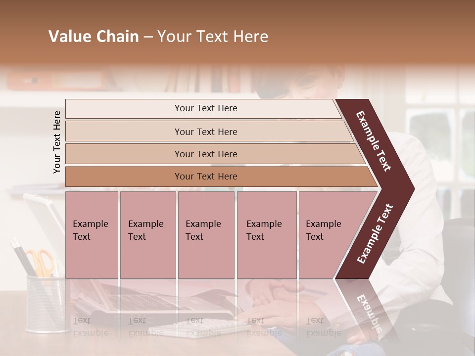 Business Work Woman PowerPoint Template