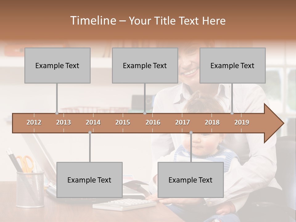 Business Work Woman PowerPoint Template