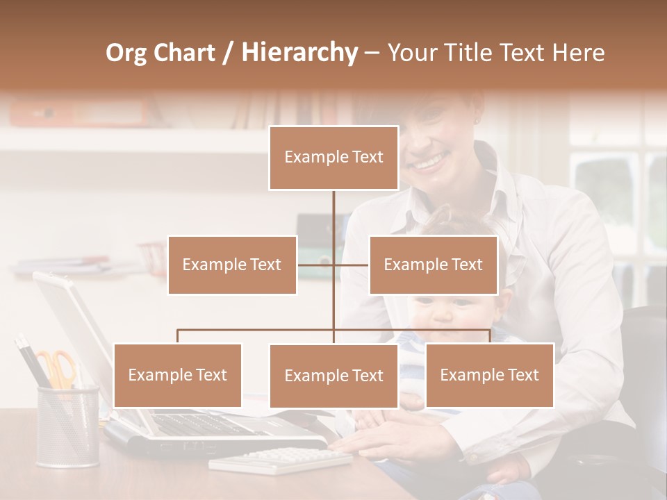 Business Work Woman PowerPoint Template