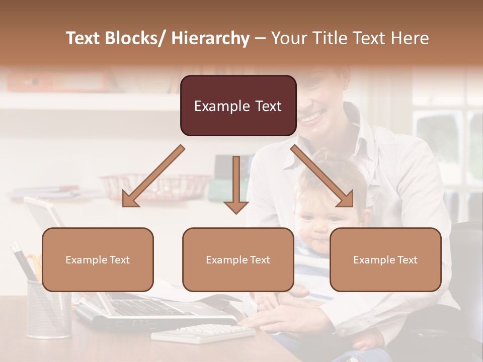 Business Work Woman PowerPoint Template