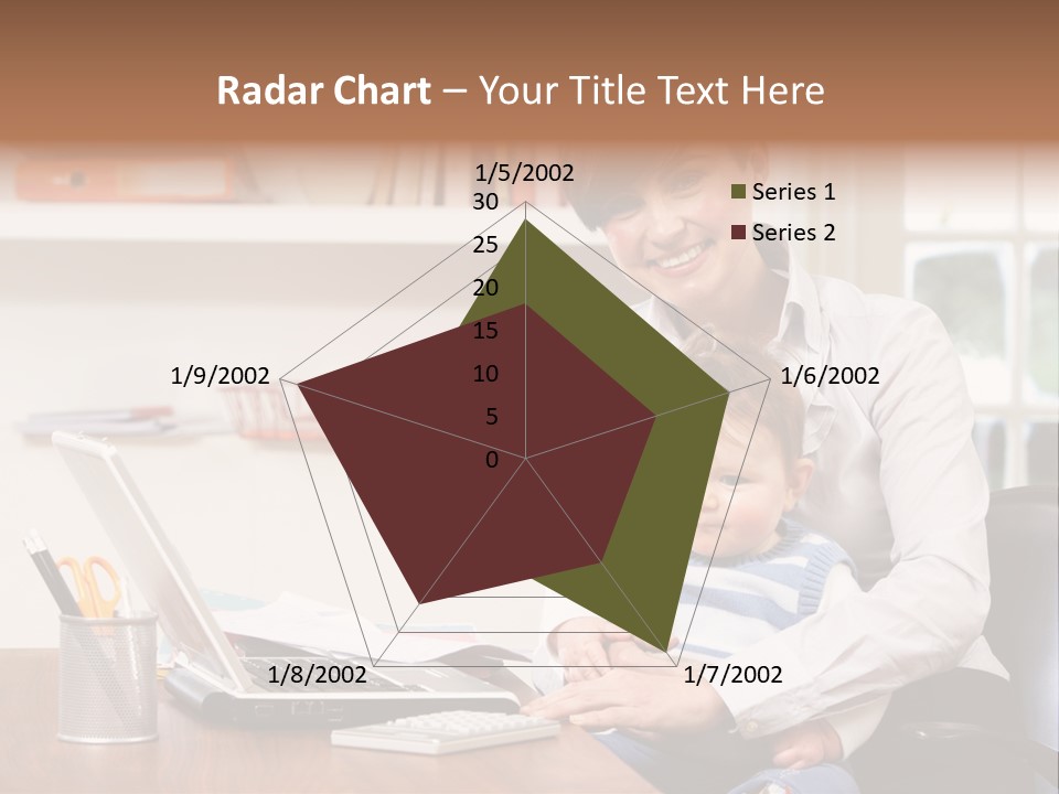 Business Work Woman PowerPoint Template