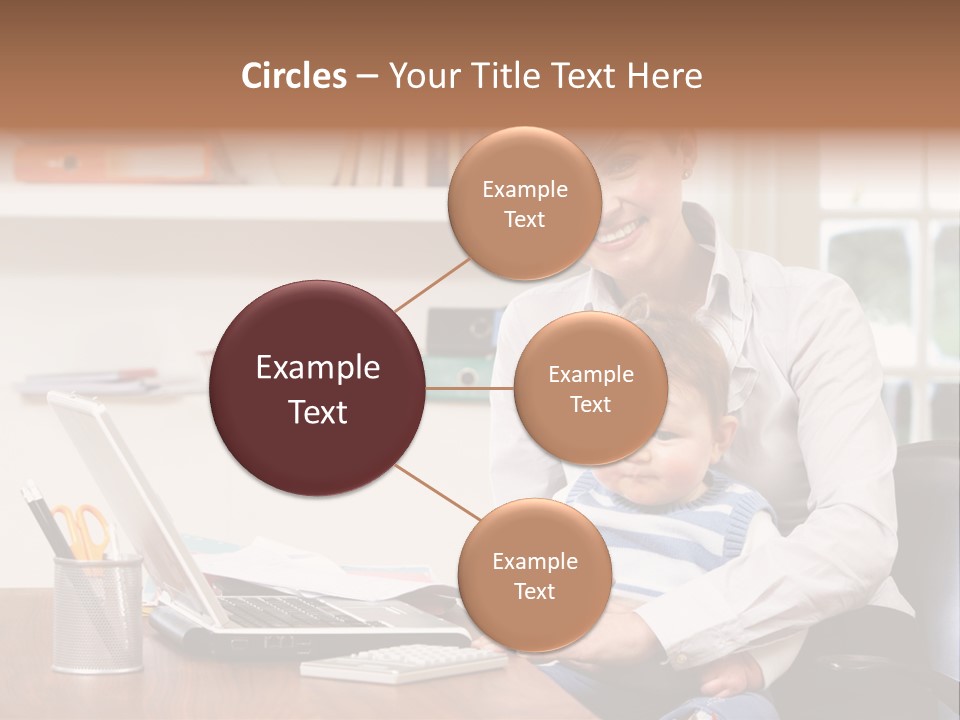 Business Work Woman PowerPoint Template