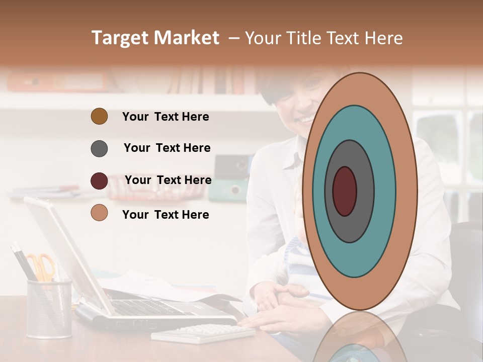 Business Work Woman PowerPoint Template