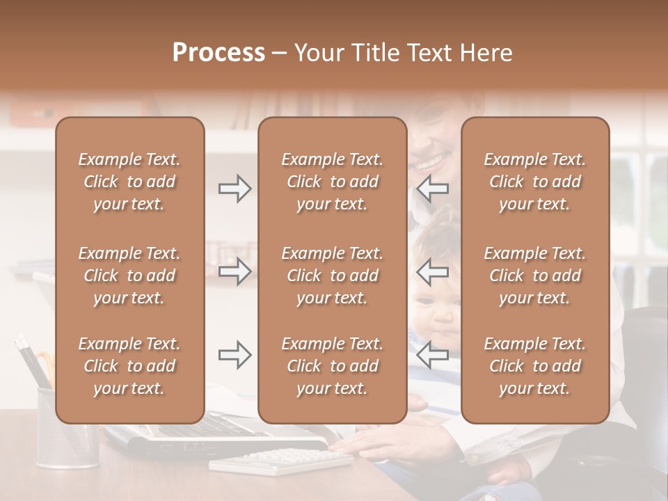 Business Work Woman PowerPoint Template