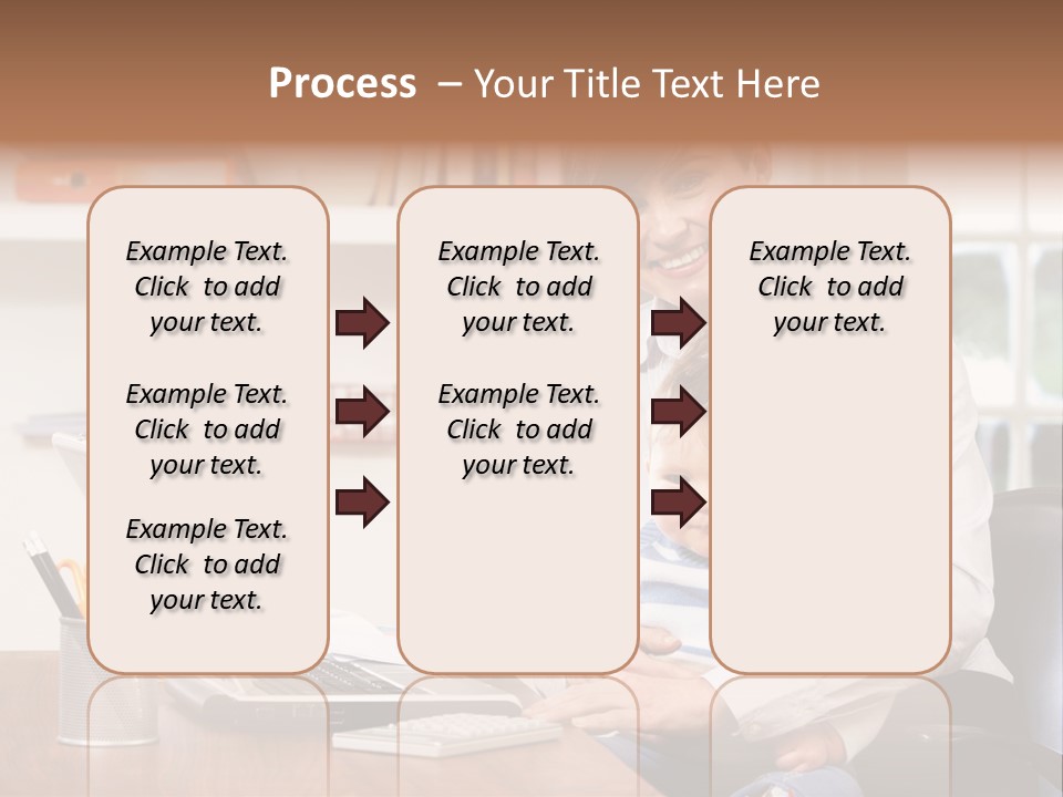 Business Work Woman PowerPoint Template