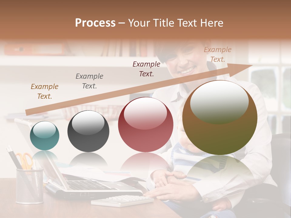 Business Work Woman PowerPoint Template