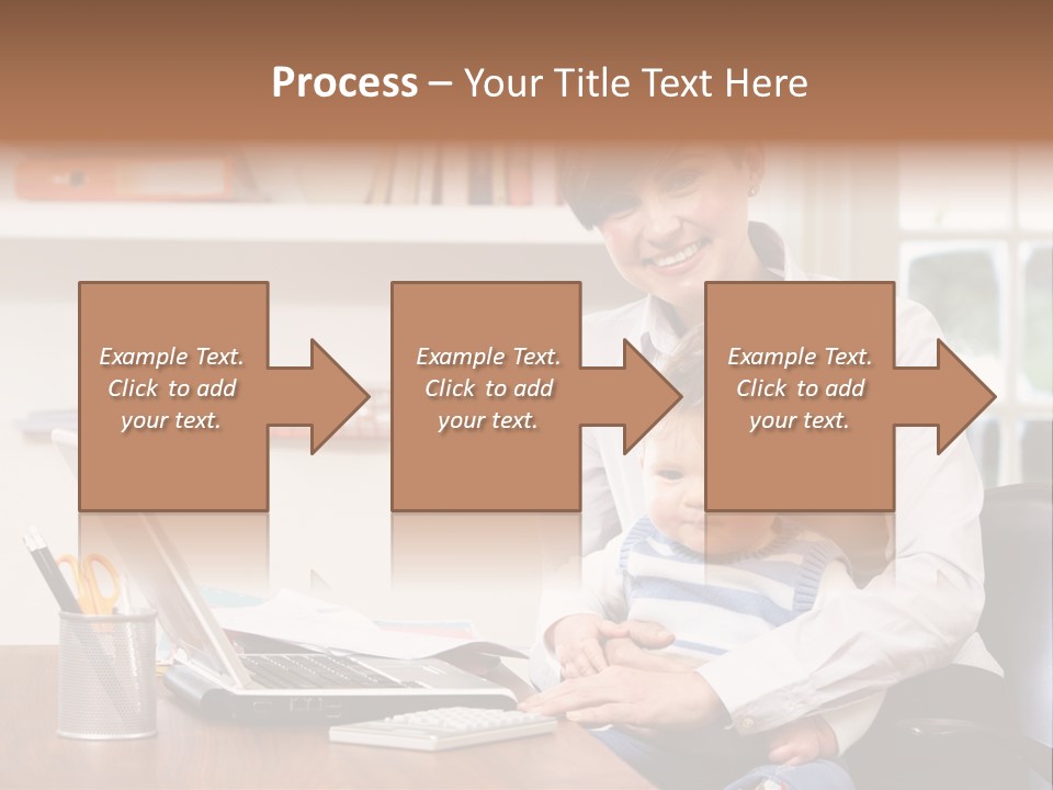 Business Work Woman PowerPoint Template