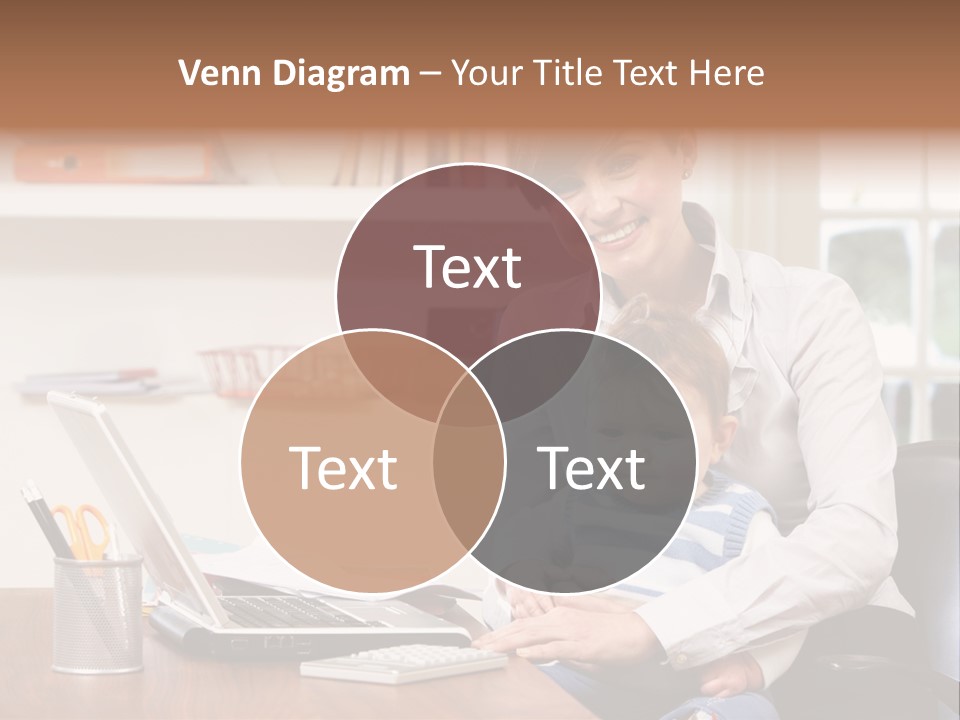 Business Work Woman PowerPoint Template