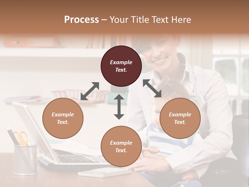 Business Work Woman PowerPoint Template