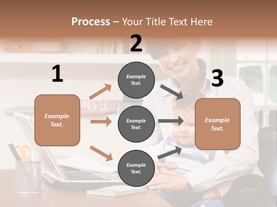 Business Work Woman PowerPoint Template