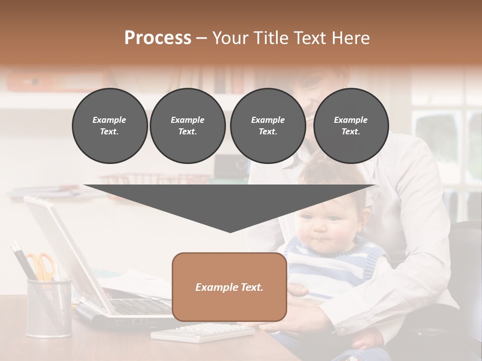 Business Work Woman PowerPoint Template