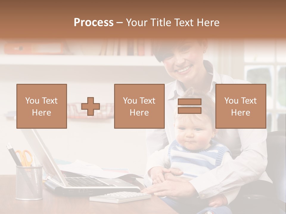Business Work Woman PowerPoint Template