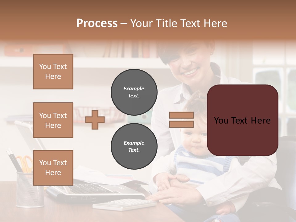 Business Work Woman PowerPoint Template