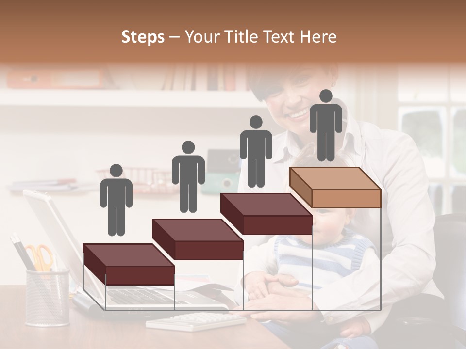 Business Work Woman PowerPoint Template