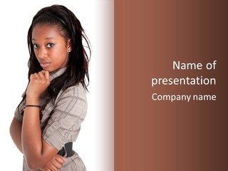 Portrait Mixed Look PowerPoint Template