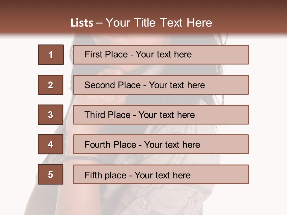 Portrait Mixed Look PowerPoint Template