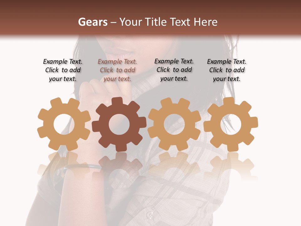 Portrait Mixed Look PowerPoint Template