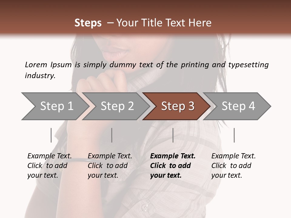 Portrait Mixed Look PowerPoint Template