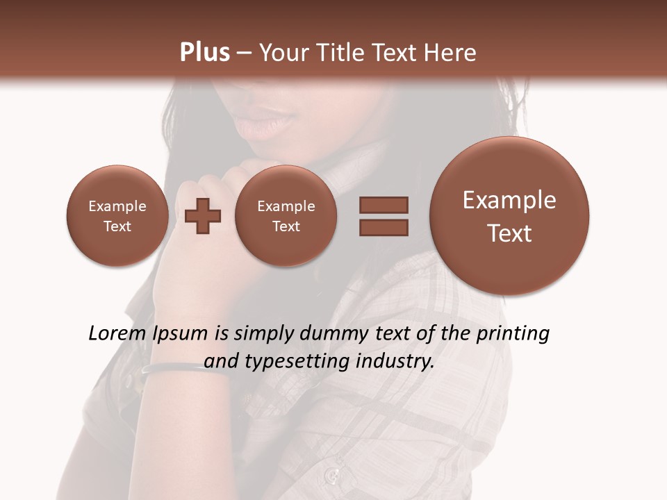 Portrait Mixed Look PowerPoint Template